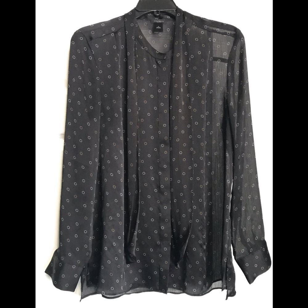 Ann Taylor Women’s Black, Size M blouse, shirt